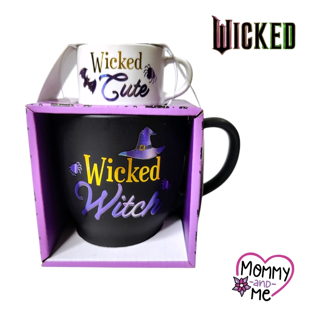 WICKED Witch Cutie Mommy & Me Halloween Mug Set